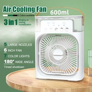Portable Air Conditioner Fan Aircond Air Cooler Mist Fan Kipas Penyejuk Mini Meja 迷你空调 空调扇 喷雾风扇 制冷加湿风扇