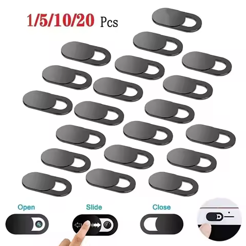 20-1pcs Webcam Cover Antispy Webcam Protection Cover Slider Lens Privacy Stickers for IPad Phone Lap