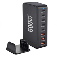 600W GaN Desktop Charger 8 Port USB 5C+3A Type C PD Charger Fast Charge 3.0 USB Type C Fast Charger 