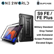 SUPCASE Unicorn Beetle Pro Series Case for Samsung Galaxy Tab S9 FE / S9 FE Plus (2023) with Built-in Screen Protector &amp; S Pen Holder Full-Body Rugged Heavy Duty Case (Black)