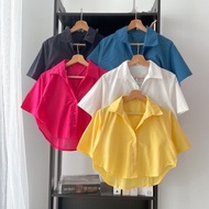 KEMEJA BOLERO CROP SHIRT BIGSIZE