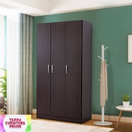 2 Door / 3 Door Wooden Wardrobe / Almari baju 2/3 pintu