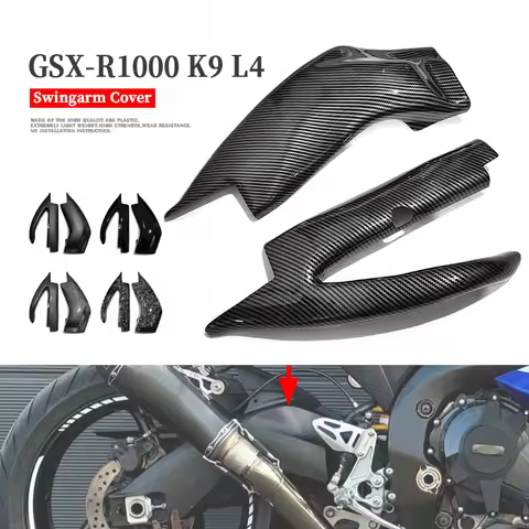 GSXR 1000 Motorcycle ABS Carbon Fiber Look Swingarm Cover Swing Arm Protector Body Fairing For SUZUK
