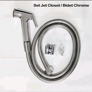 Shower Toilet Set 3pcs Chrome Bidet Bidet Bidet