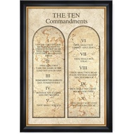The Ten Commandments Wall Decor Giclee Prints Canvas
