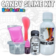 SLIME KIT CANDY SET - MAKE YOUR OWN SLIME WITH 2 STEP ONLY  - MALAYSIA READY STOK - slimebykaklyn