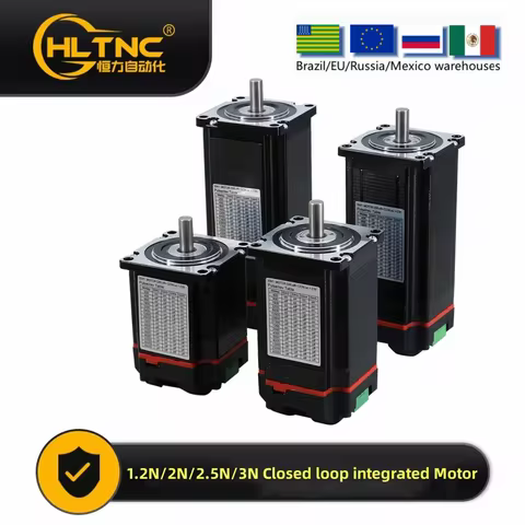 Nema23 Closed Loop Integrated Motor 1.2Nm 2Nm 2.5Nm 3Nm Diameter 8mm Hybrid Integrated Servo Motor w