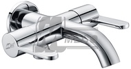 Meco Twin Head Faucet Chrome-Plated Brass #2322 Lever Handle