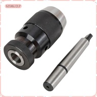 [szxmkj2lp] Self Tighten Keyless Lathe Drill Chuck MT2-B16 Arbor Live Center 0-13mm MK2