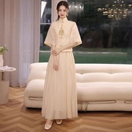 Slimming Elegant Bridesmaid Dress Long Gown