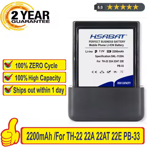 Top Brand 100% New Battery for KENWOOD TH-22 TH-22A TH-22AT TH-22E TH-20B TH-30B TH-42 TH-42A TH-42A