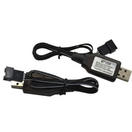 Blomiky 2 Pack 7.4V / 2 x 3.7V 400mA Kabel Pengecas Bateri Lithium dengan Palam 4 pin SM-4P untuk Ve