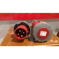 PLUG AND SOCKET FOR CONTAINER 3P+N 32 AMP