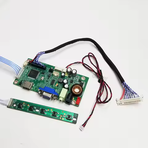 HDMI+VGA Controller Driver Board Monitor Kit For M195RTN01.0 M195RTN01.1 M195FGE-L20 M195FGE-P02 160