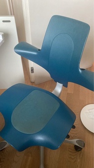 READ DESCRIPTION HAG Capisco Puls 8010 Ergonomic Blue Home Office Chair  馬鞍椅 辦公室椅