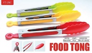 TRAVELBUDDY Alat Penjepit Capit Jepit Makan Makanan Gorengan / Panggangan Grill BBQ / Sate Kue Buah