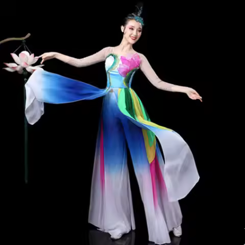 chinese folk dance costume for women classic dance performance festival clothing carnival cosplay ne