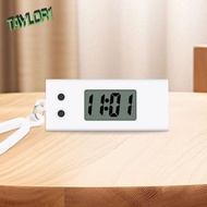 TAYLOR1 Electronic Clock Keyring, With buckle Silent Triangle Electronic Hanging Clock, Portable Ant