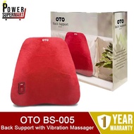 OTO BS-005 Back Support. Vibration Massage. Buckle Strap. Local SG Stock. 1 Year Warranty