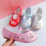 Hanfu Female Vintage Hanfu Old Beijing Cloth Shoes Ancient Style Girls Dance Chinese Style Ethnic Style Ancient Costume Hanfu Hanfu Shoes Student Casual Flat Sole