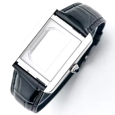 31*41mm No logo Rectangular Watch Case Anniversary Gifts for VJ42 Quartz Tank Must Cartier Movement 