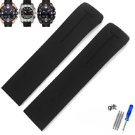 20Mm 21Mm Silicone Strap For Tissot 1853 Tengzhi T-Touch Original T013 Rubber Watch Band T047T081T33