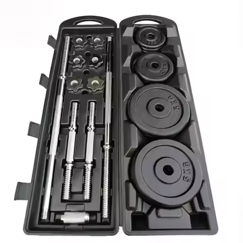 10kg 15kg 20kg 30kg Gym Home Weightlifting Dumbbells with Box Painted Black Painted Cast Iron Dumbbe