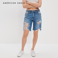 American Eagle Denim Low-Rise Baggy Bermuda Short กางเกง ยีนส์ ผู้หญิง ขาสั้น เบอร์มิวด้า เอวต่ำ (EWSS 033-7322-521)