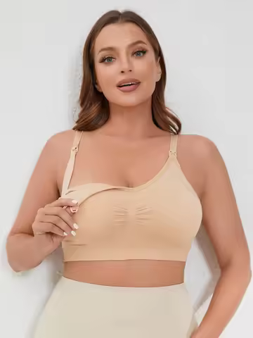 Adjustable Seamless Plus Size Nursing Bra Breathable Women Breastfeeding Bra High Quality Underwear 