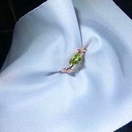 天然橄欖石戒指