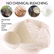 Banneton Bread Proofing Basket: 2 PCS Sourdough Proofing Basket with Liner - Round Banneton Basket f