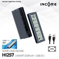 Case Casing SSD NVME Incore HI257 Smart Display
