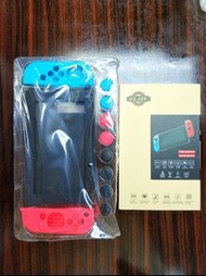 100%New 任天堂Switch保護套+强化玻璃貼