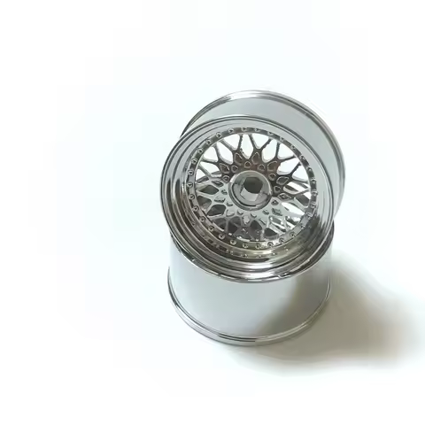 MINI-Z AWD BBS Metal Wheel Electroplated (Offset +1, Diameter 20mm, 2PCS) For Drift RC Kyosho FWD MA