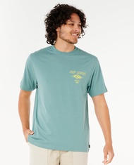 Rip Curl Men Fade Out Icon Tee 0CAMTE