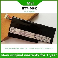 ☸ Bateri Tulen MSI BTY-M6K untuk MSI GF63 GF65 GF75 MS-16R1 MS-16R4 Siri GF65 NIPIS 9SD GF63 8RC
