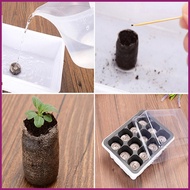 Peat Pellets 10 Pieces Compressed Nutrient Block Potting Soil Nutrient Grow Soil Blocker Compressed 