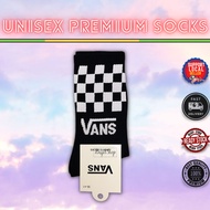 【GIG】 Buy 10 Free 2 Bundle Stokin Borong Branded Vans Long Socks Branded Fashion Soft Cotton Men Women Sarung Kaki Jenama