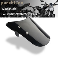 Fit For CB125R CB150R CB250R CB300R 2018-2023 Windshield Windscreen Wind Deflectors