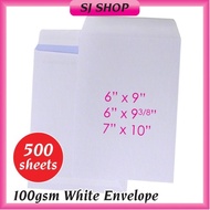 White envelope | A5 White Envelope | 100gsm A5 White Envelope | Sampul Surat Putih | Sarung Sampul S