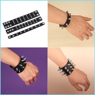 RUN Black Wristband Cuff Belt Bracelet Bangle Leather Bracelets Punk Rock Bracelet