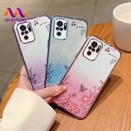 Case Redmi Note 10 10s 10Pro 4G 5G Floral Soft Casing Blink Phone Cover For Xiaomi Redmi Note 10Pro Note10 Note10s Note10Pro