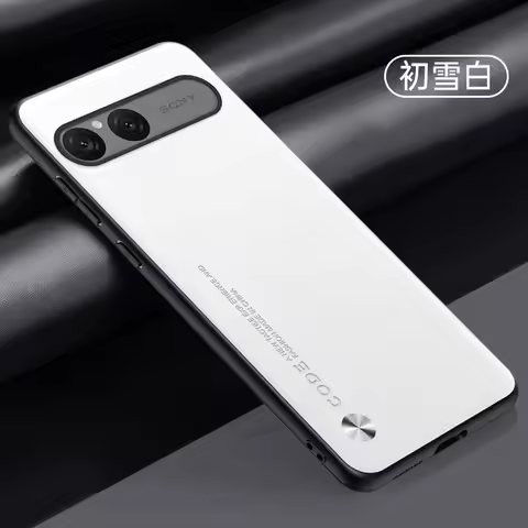 For Sony Xperia 10 VII Case Luxury vegan leather skin-friendly business style Cover For Sony Xperia 