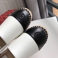 ▪️ TORY BURCH 黑白色羊仔皮漁夫鞋