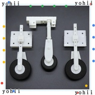 YOHII RC Plane Landing Gear, Steering Wheel DIY SU27 Assembly Kit, Toy Fixed Wing Airplane Light Wei