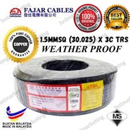 FAJAR 1.5MM TRS FLEXIBLE CABLE (100M) 3 CORE HEAVY DUTY