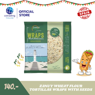 แผ่นแป้งตอติญ่าสำเร็จรูป ผสมธัญพืช - Zanuy Whole Wheat Flour Tortilla Wraps