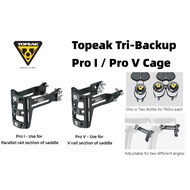 Topeak Tri-Backup Pro I / Pro V Saddle Clamp Topeak Saddle Clamp w/ Bottle Cage Tri Backup Pro I Topeak Tri Backup Pro V