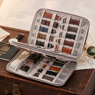 Compatible Travel Organizer for Apple Watch or Smart Watch Bands – Large Capacity Storage Case with 