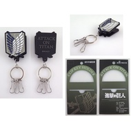 MUSE AoT Keychain With Snap Hooks Attack on Titan